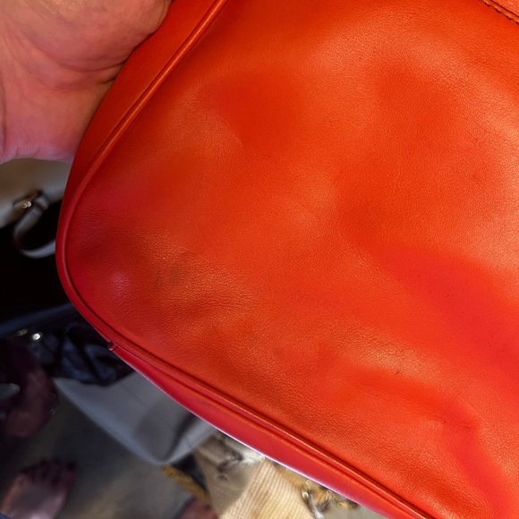 Fossil Orange Leather Crossbody - Picture 5 of 5